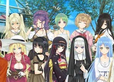 美少女万华镜背景